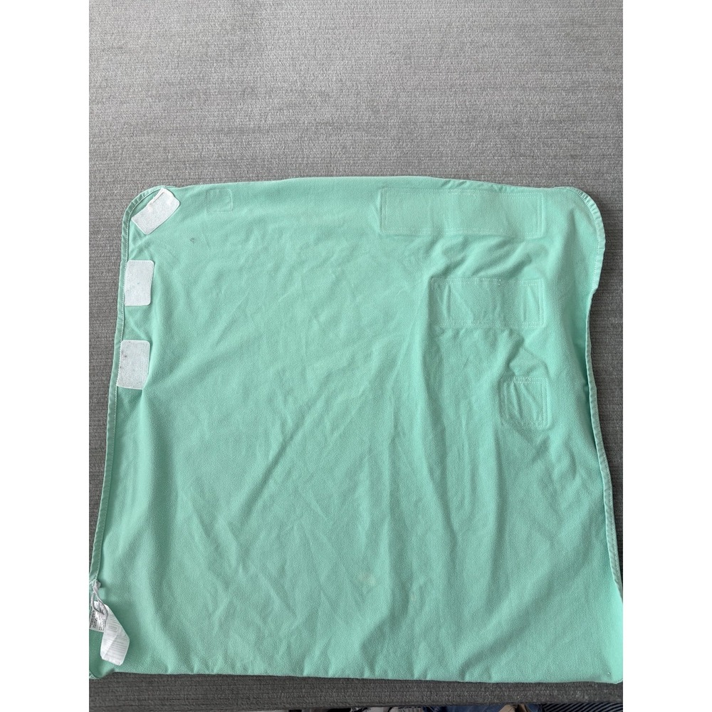 The Ollie Swaddle One Size Mint Green Adjustable Stretch Blanket